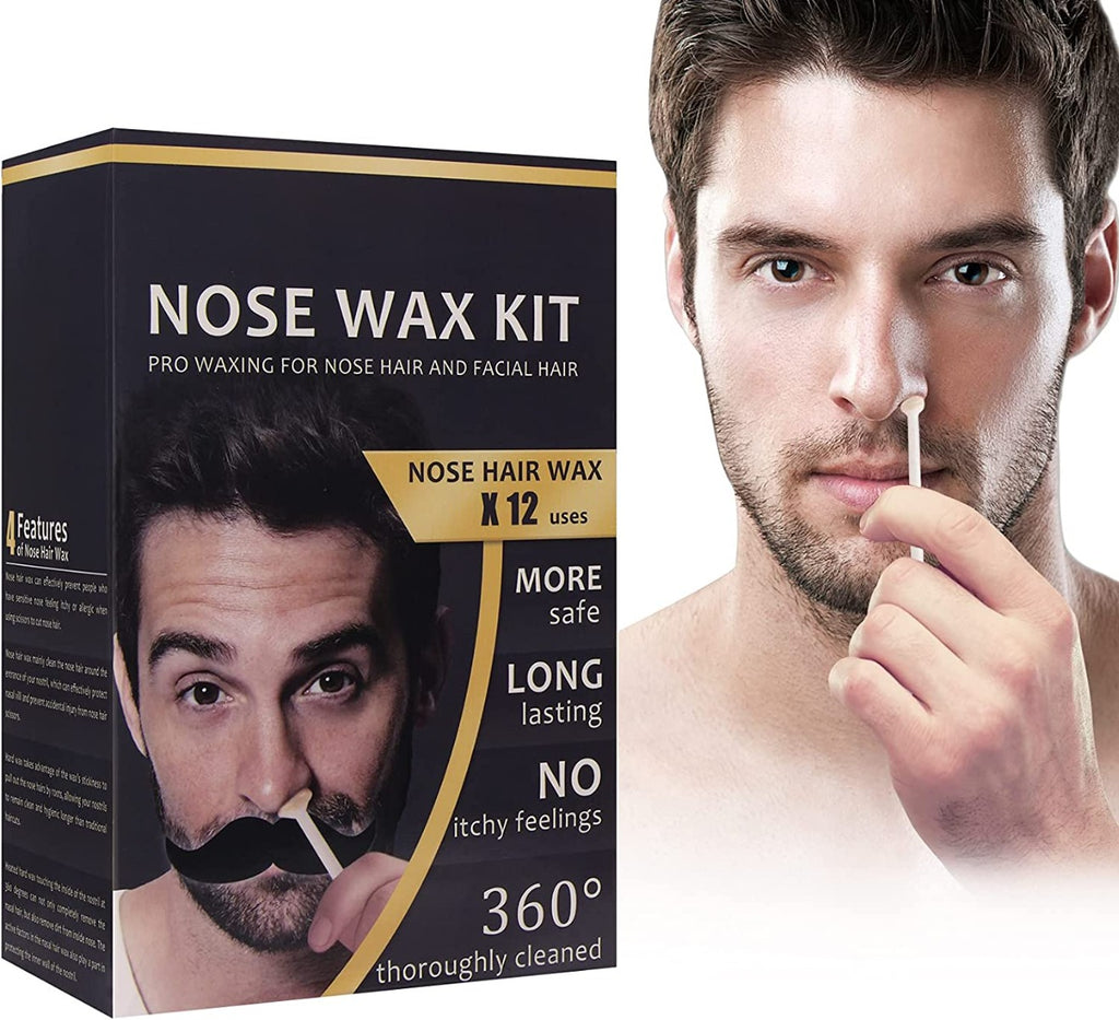 Kit Di Cera Per Naso Da Uomo - 100 G/ 12 Volte Di Utilizzo