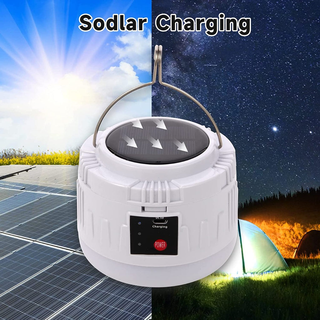 Luce da campeggio e altoparlante Bluetooth ad energia solare XCL50