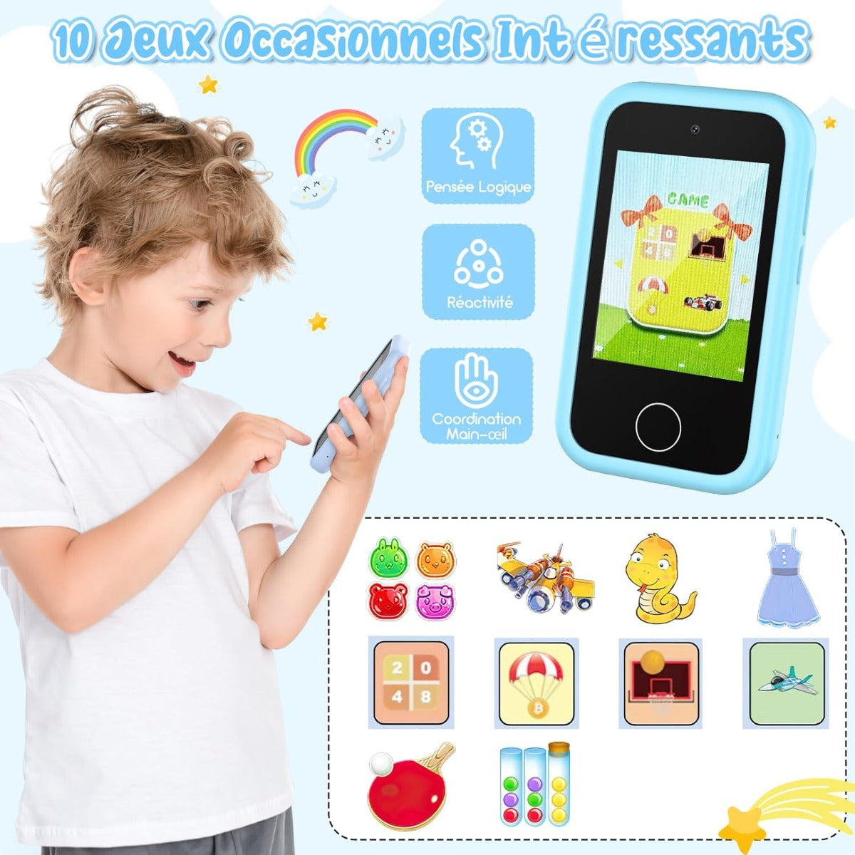 Telefono per Bambini con Design Cartoon