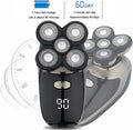 Rasoio elettrico ricaricabile 5 in 1 testine rotanti