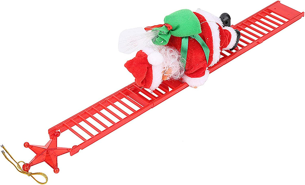 Giocattolo elettrico scala  di babbo natale ornamento per albero di natale decorazione natalizia