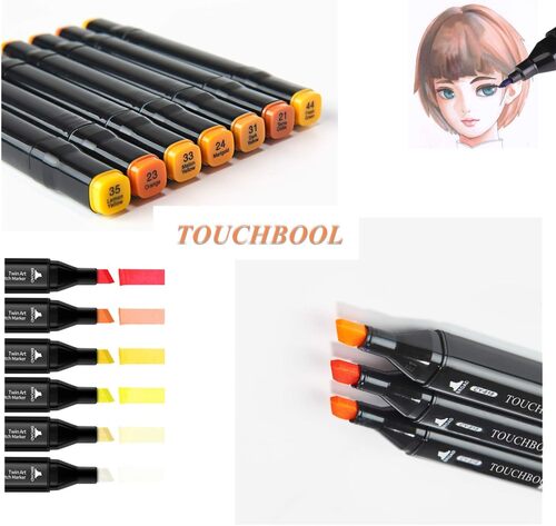 Pennarelli Ultra Fine a Doppia Punta - Set di 80 Colori,Non Tossici