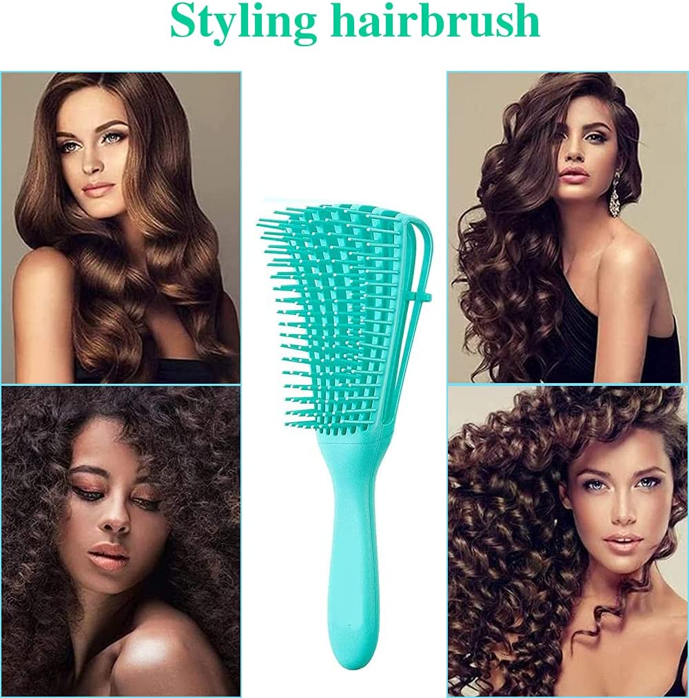 Spazzola districante per capelli ricci afro per capelli ricci crespi