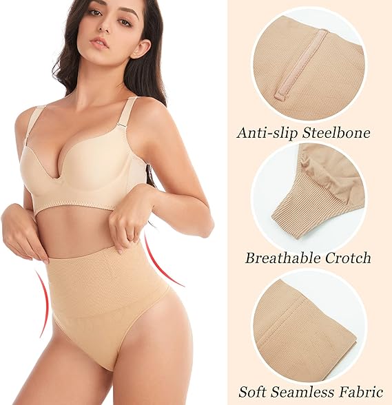 Perizoma a vita alta mutandine intime elastiche morbide e comode lingerie e intimo da donna