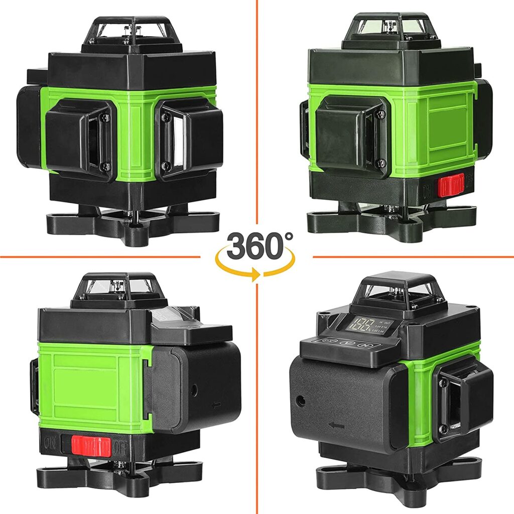Livella laser professionale  4 x 360°