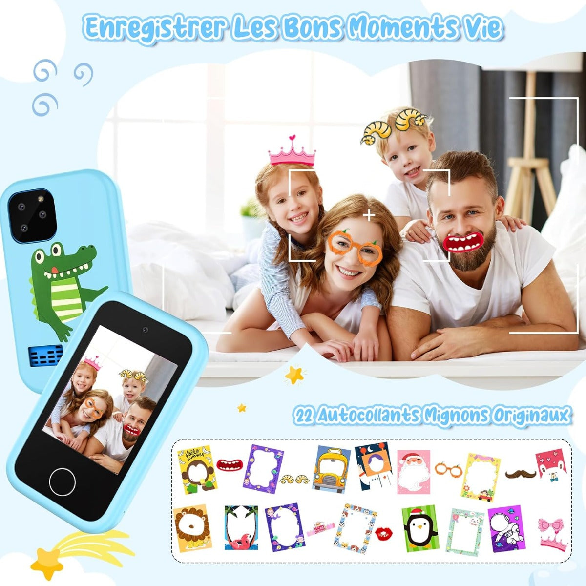 Telefono per Bambini con Design Cartoon