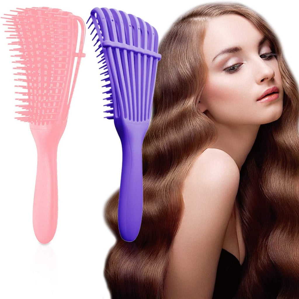Spazzola districante per capelli ricci afro per capelli ricci crespi