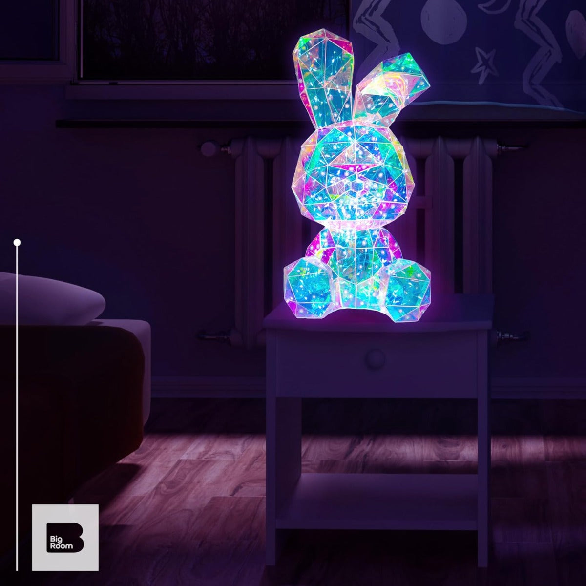 Luce Notturna 3D a Forma di Coniglietto