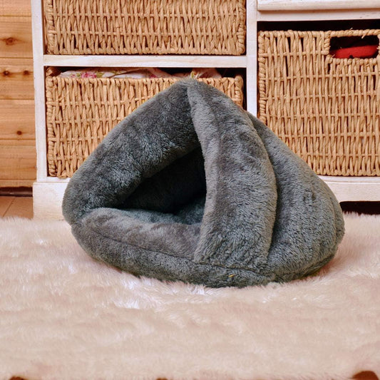 Cuccia Adorabile Morbida casa Adatta  Tappetino per Dormire Cuscino per animali di Piccola Taglia (grigio)