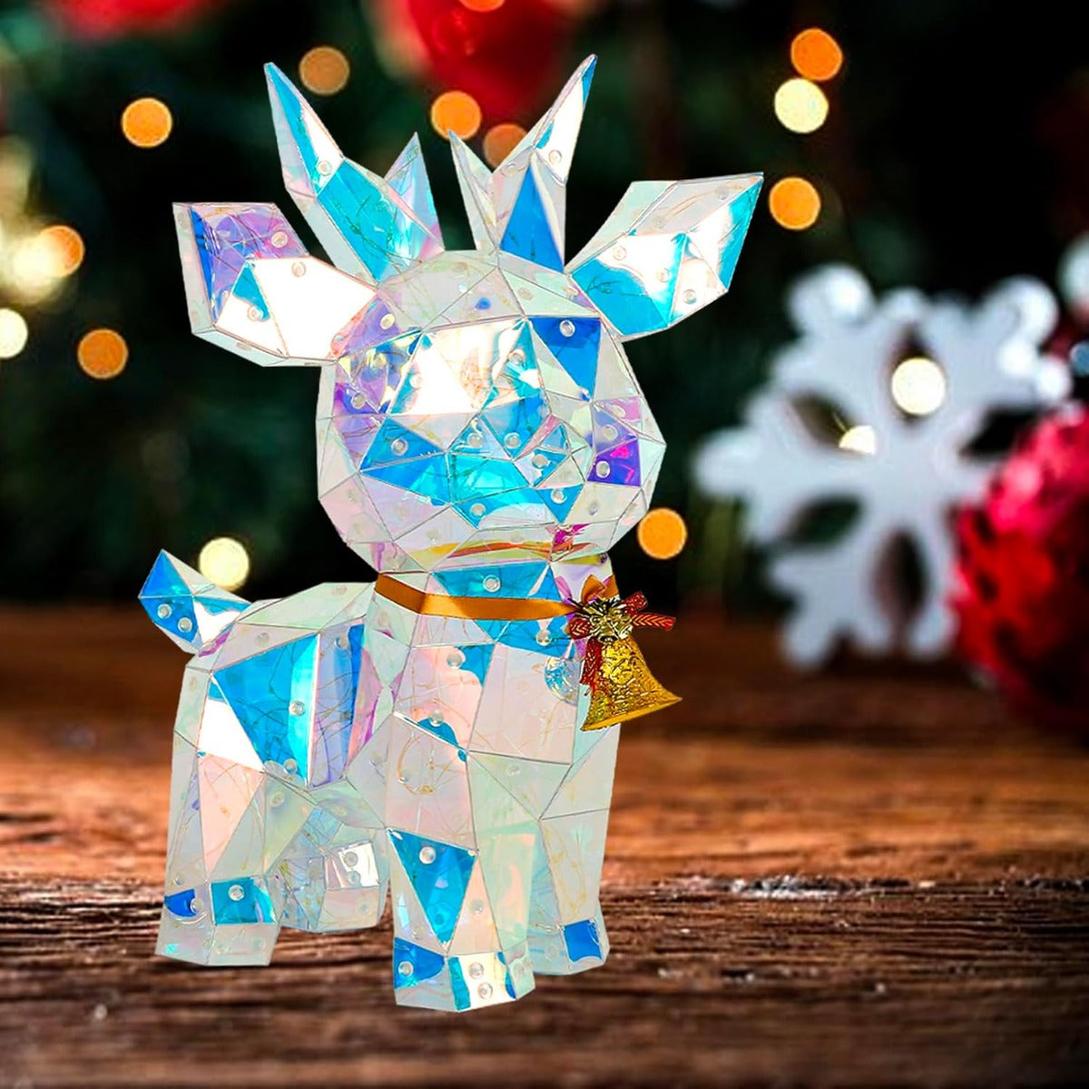 Decorazione Natalizia a Forma di Cervo Luminoso