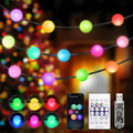 Luci LED Decorative RGB+IC da 7,5 m per Interni ed Esterni – 50 LED Impermeabili in PVC, Controllo via App, Telecomando e USB, Sincronizzazione Musicale, Effetti Personalizzati, Dimmerabili