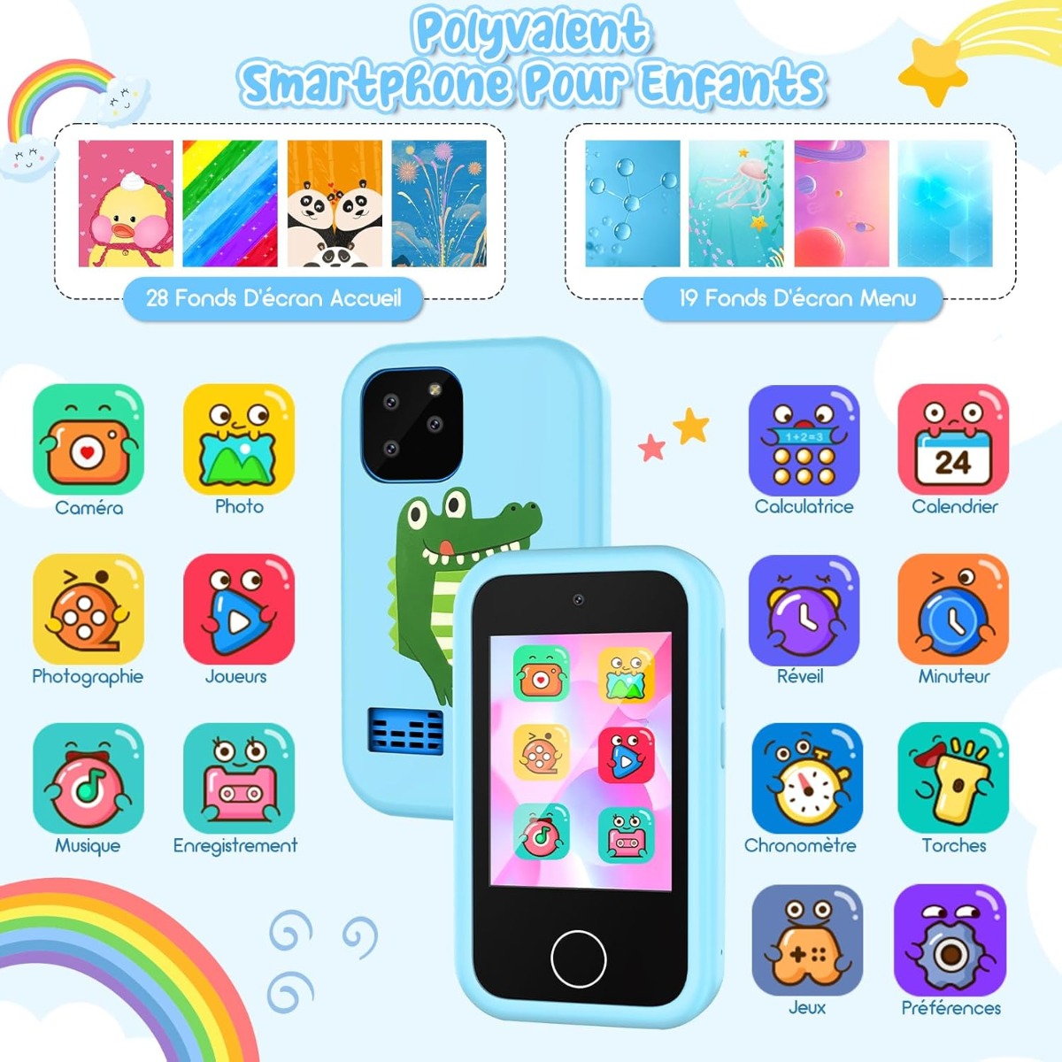 Telefono per Bambini con Design Cartoon