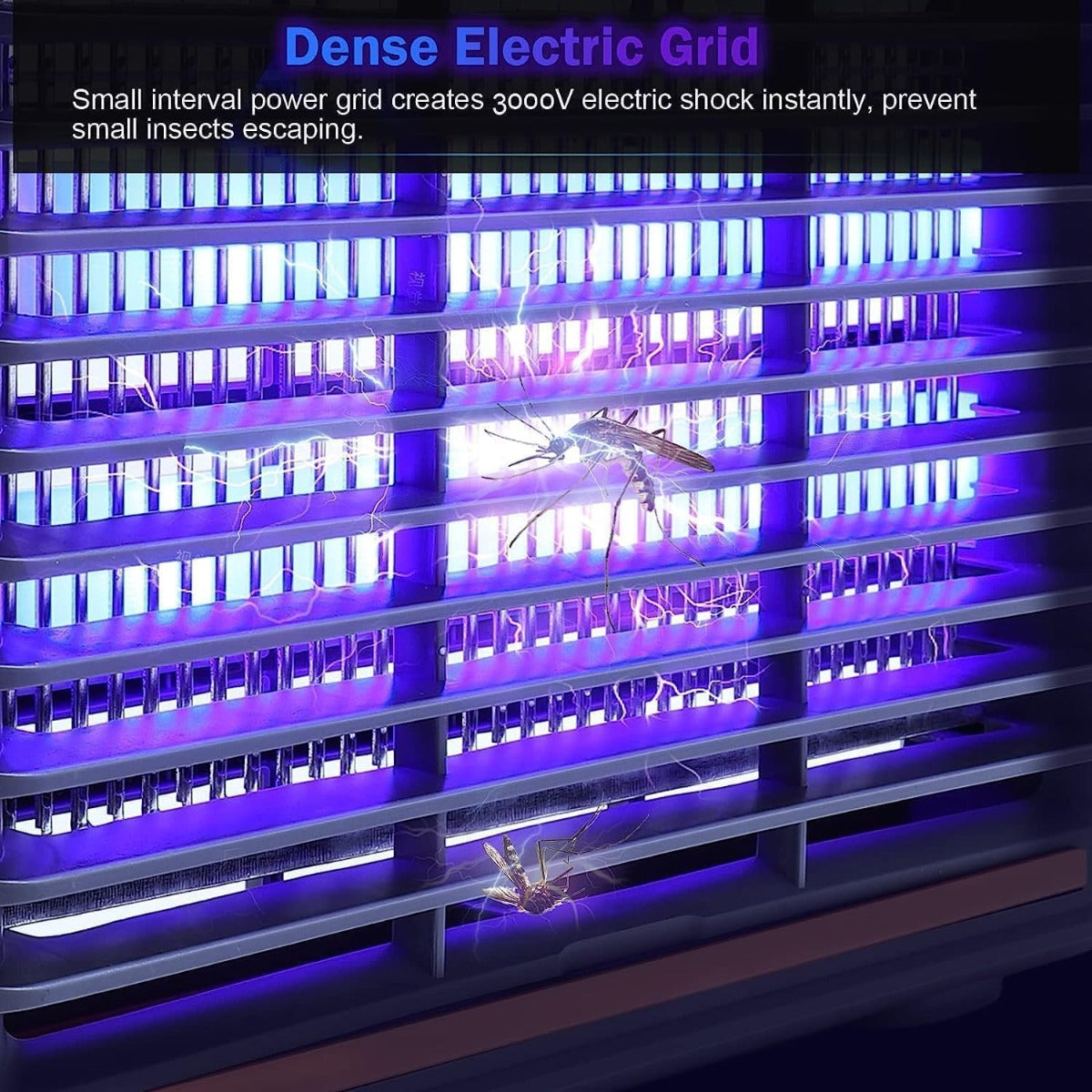 Lampada Antizanzare Elettrica – Zanzariera da Interno Portatile, Silenziosa ed Efficace (10W)