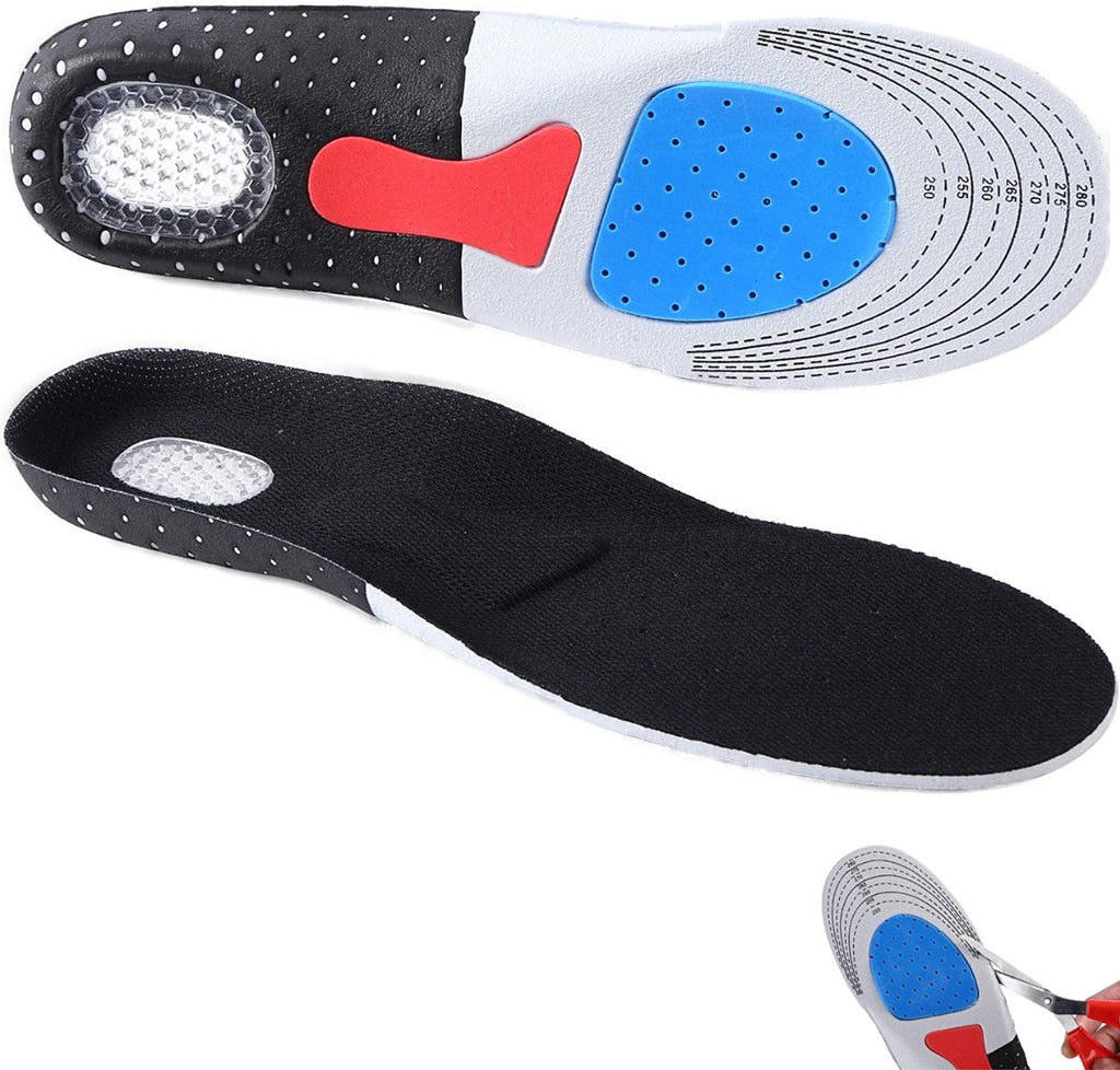 Solette gel dona sollievo al piede assorbe gli shock perfetta per lo sport, le passeggiate, la corsa, l’escursionismo, per uomo e per donna