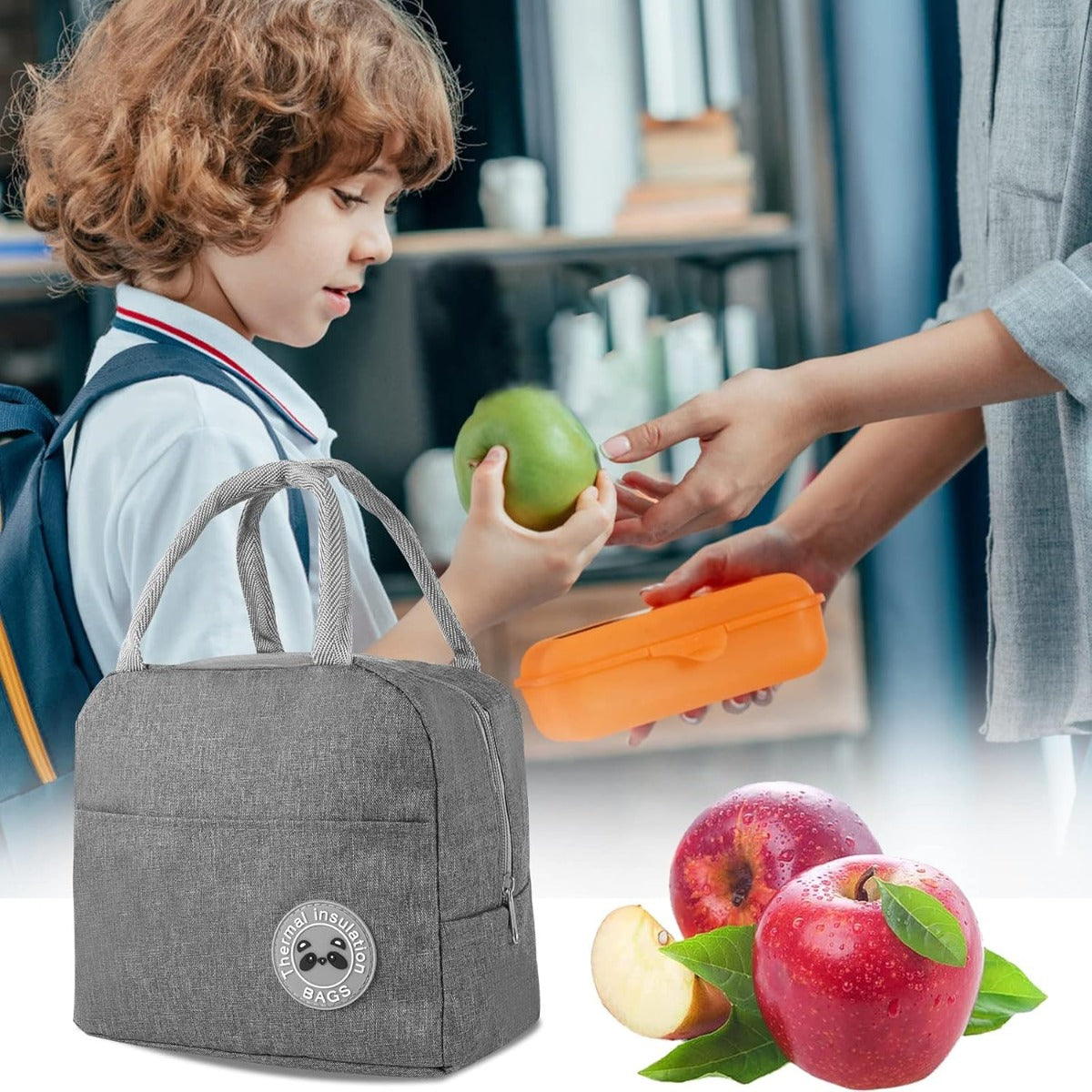 Set Lunch Box con Borsa Termica – 6 Pezzi per Pranzo, Ufficio, Scuola e Campeggio