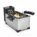 FRIGGITRICE ELETTRICA TX-8247 Ciabosi capienza LT3,3  2000W con controllo della temperatura selezionato.