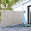 Tenda Laterale per Terrazza Pieghevole Crema 300x200 cm