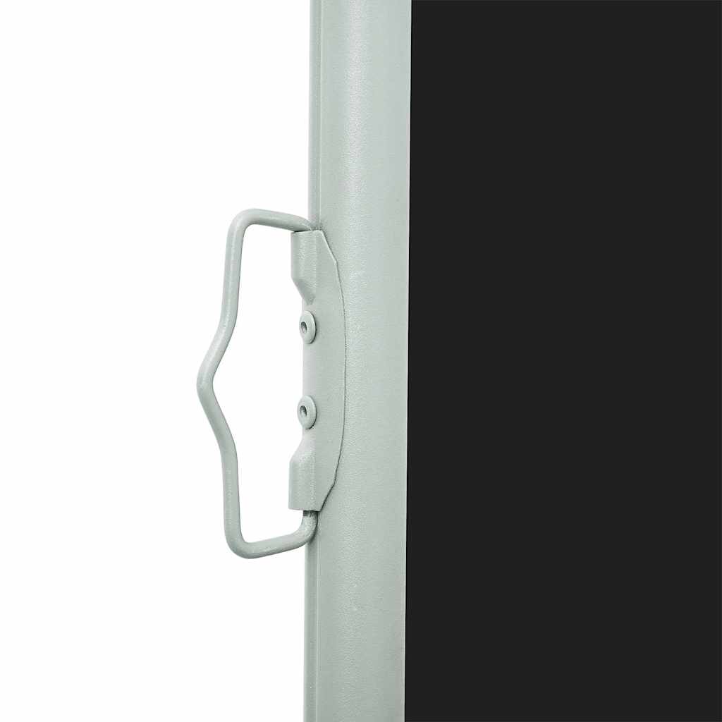 Tenda da Sole Laterale Retrattile 140 x 314 cm Nera