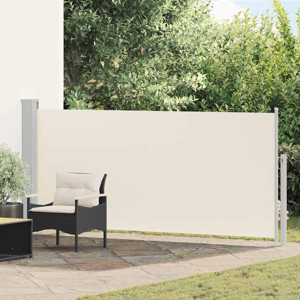 Tenda da Sole Laterale Retrattile 140 x 314 cm Crema