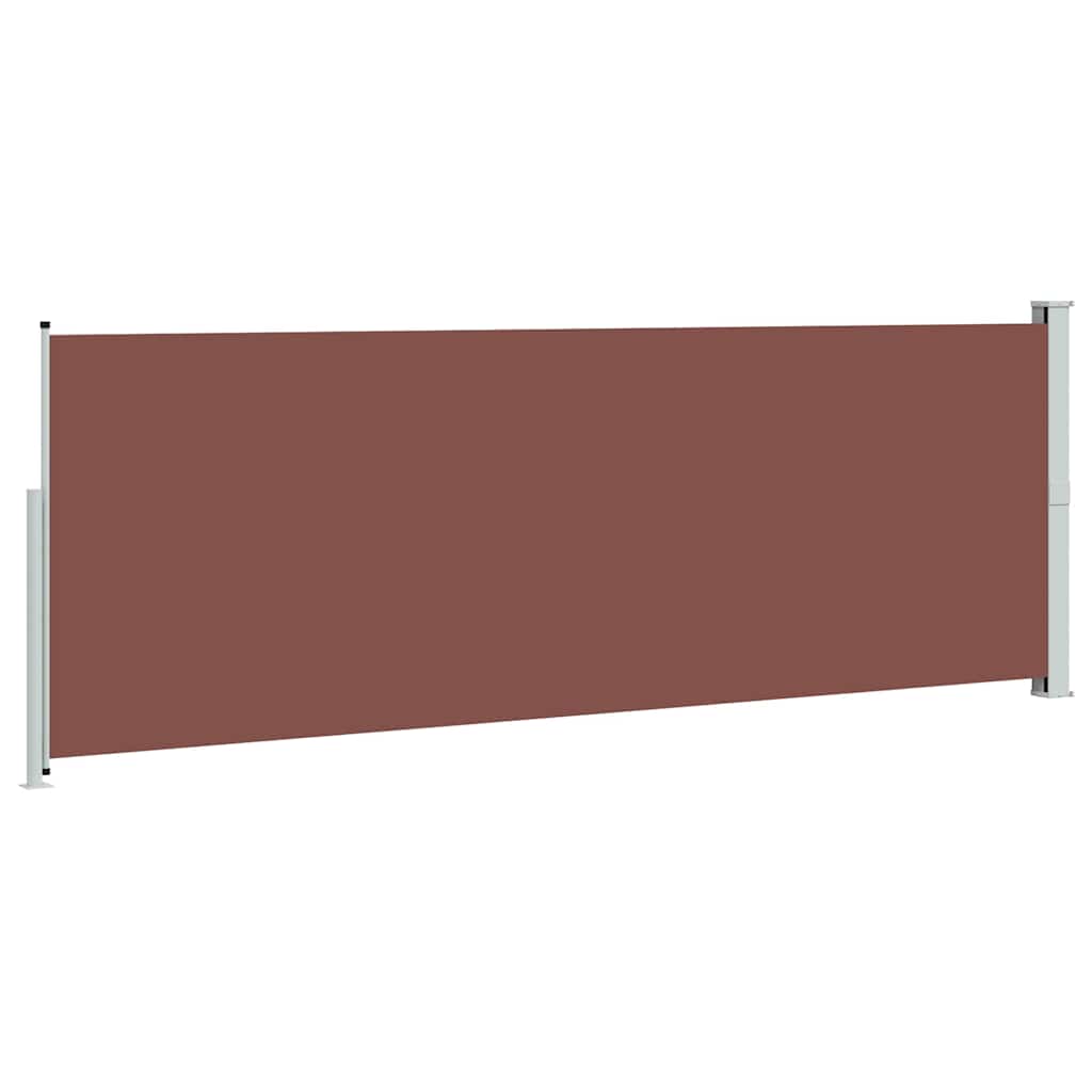 Tenda da Sole Laterale Retrattile 160 x 500 cm Marrone