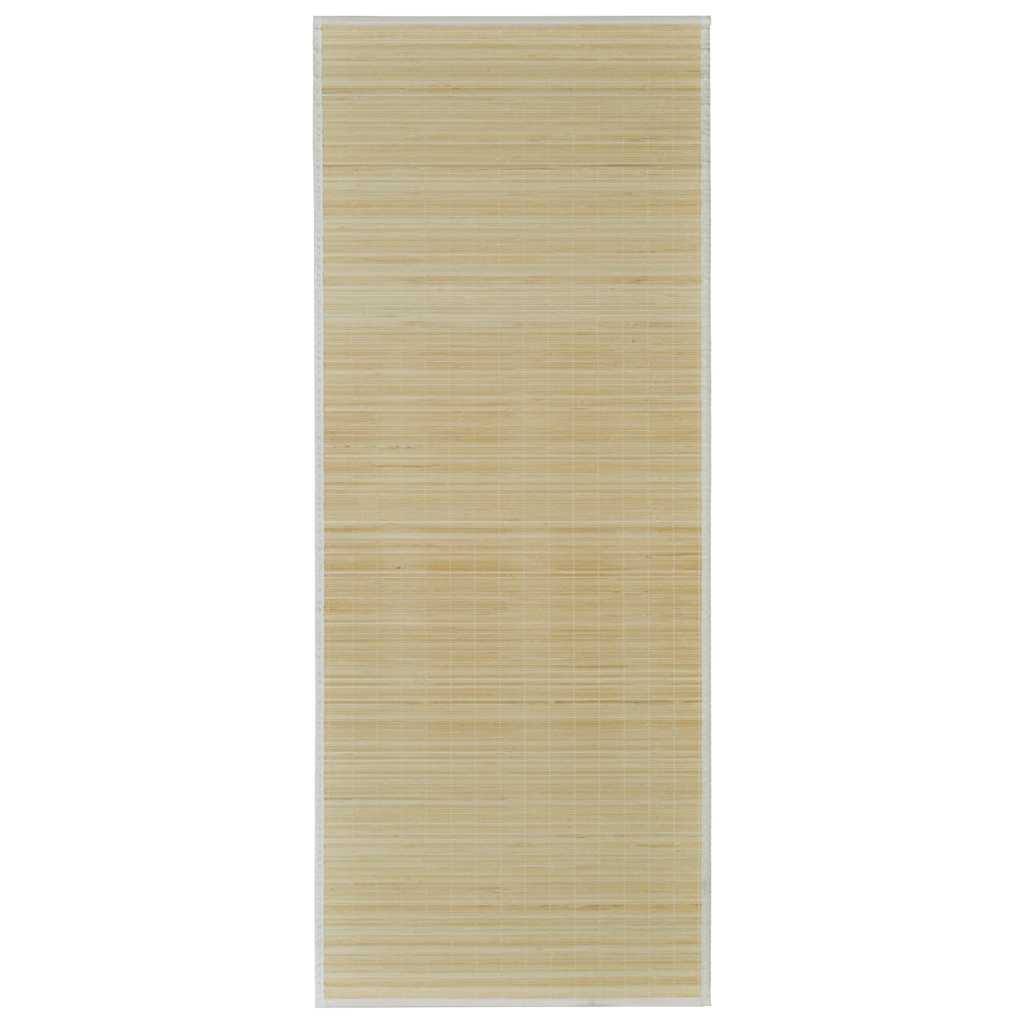Tappeto Rettangolare in Bambù Naturale 80 x 300 cm