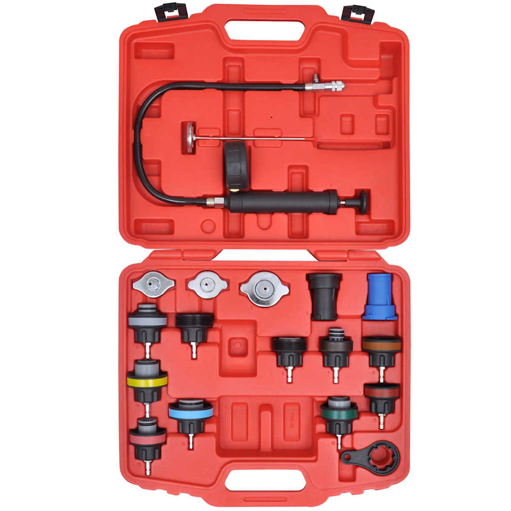 Kit Tester di Pressione per Radiatore 18 pz