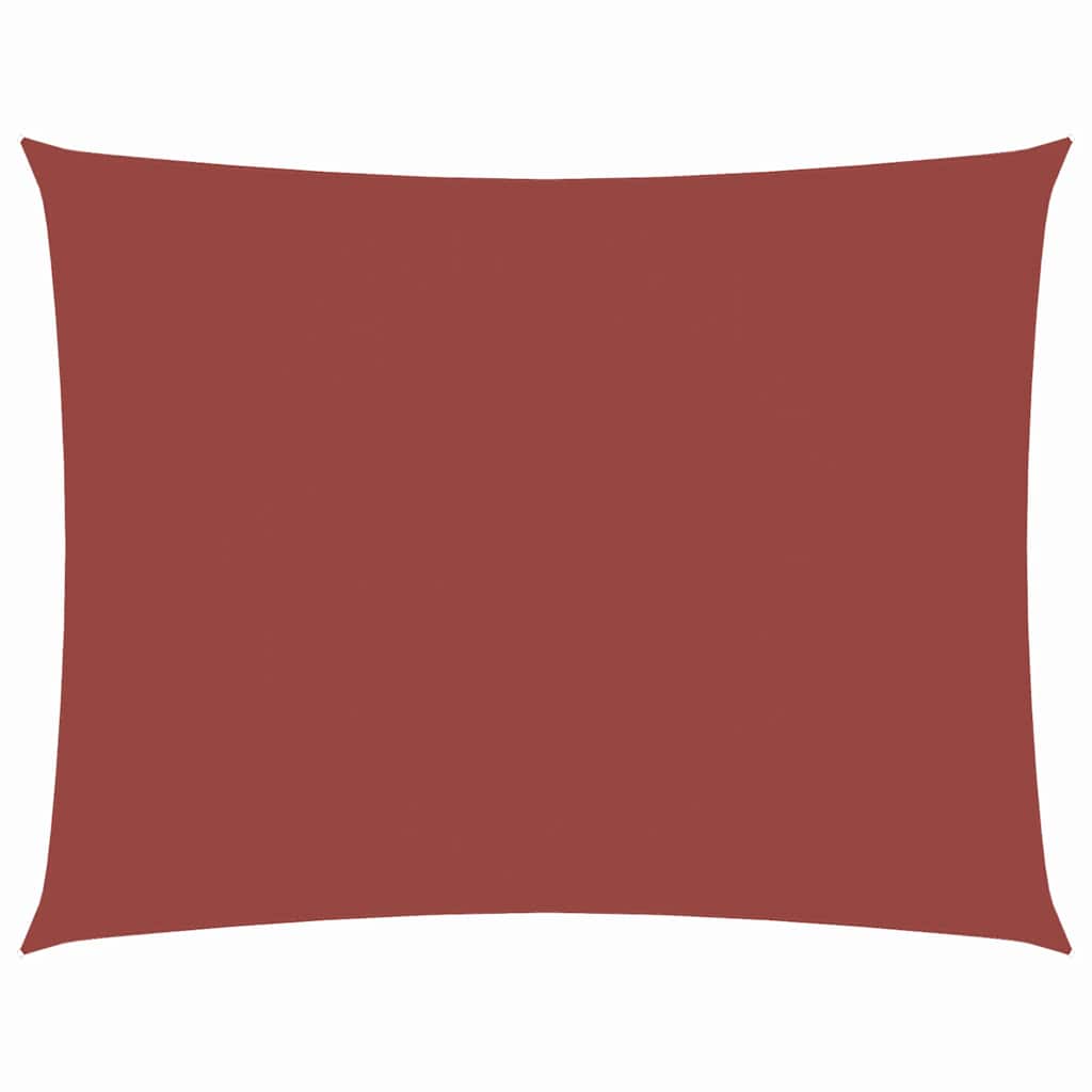 Parasole a Vela Oxford Rettangolare 2x4 m Terracotta