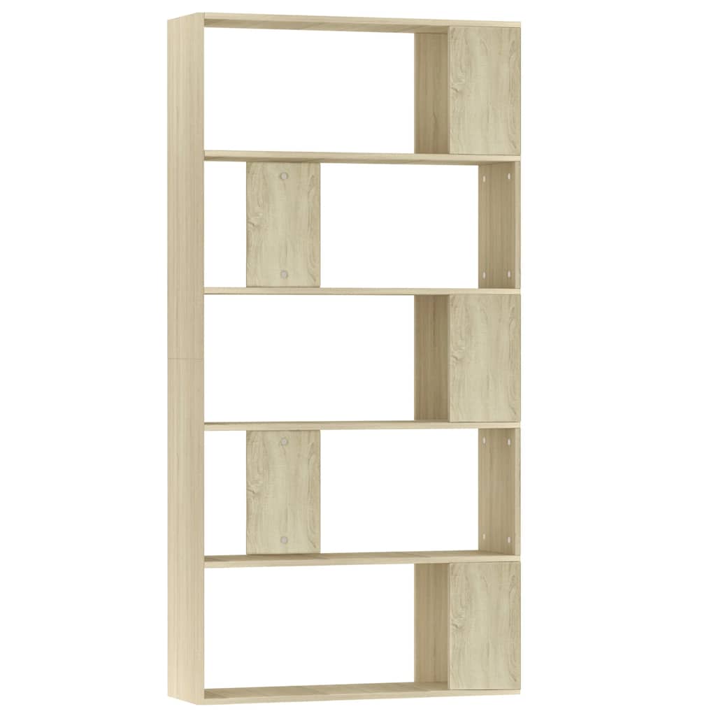 Libreria/Divisorio Rovere Sonoma 80x24x159 cm