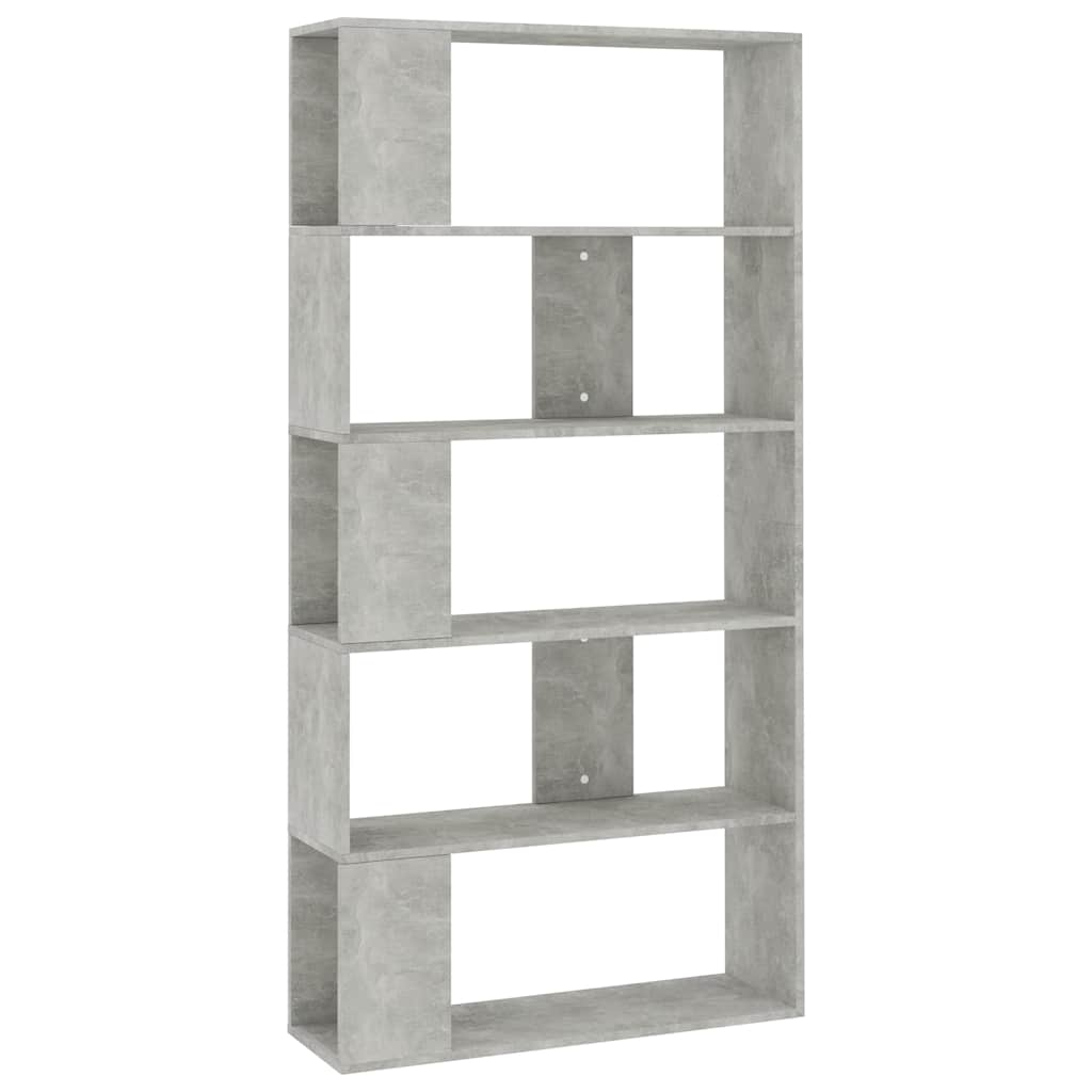 Libreria/Divisorio Grigio Cemento 80x24x159cm