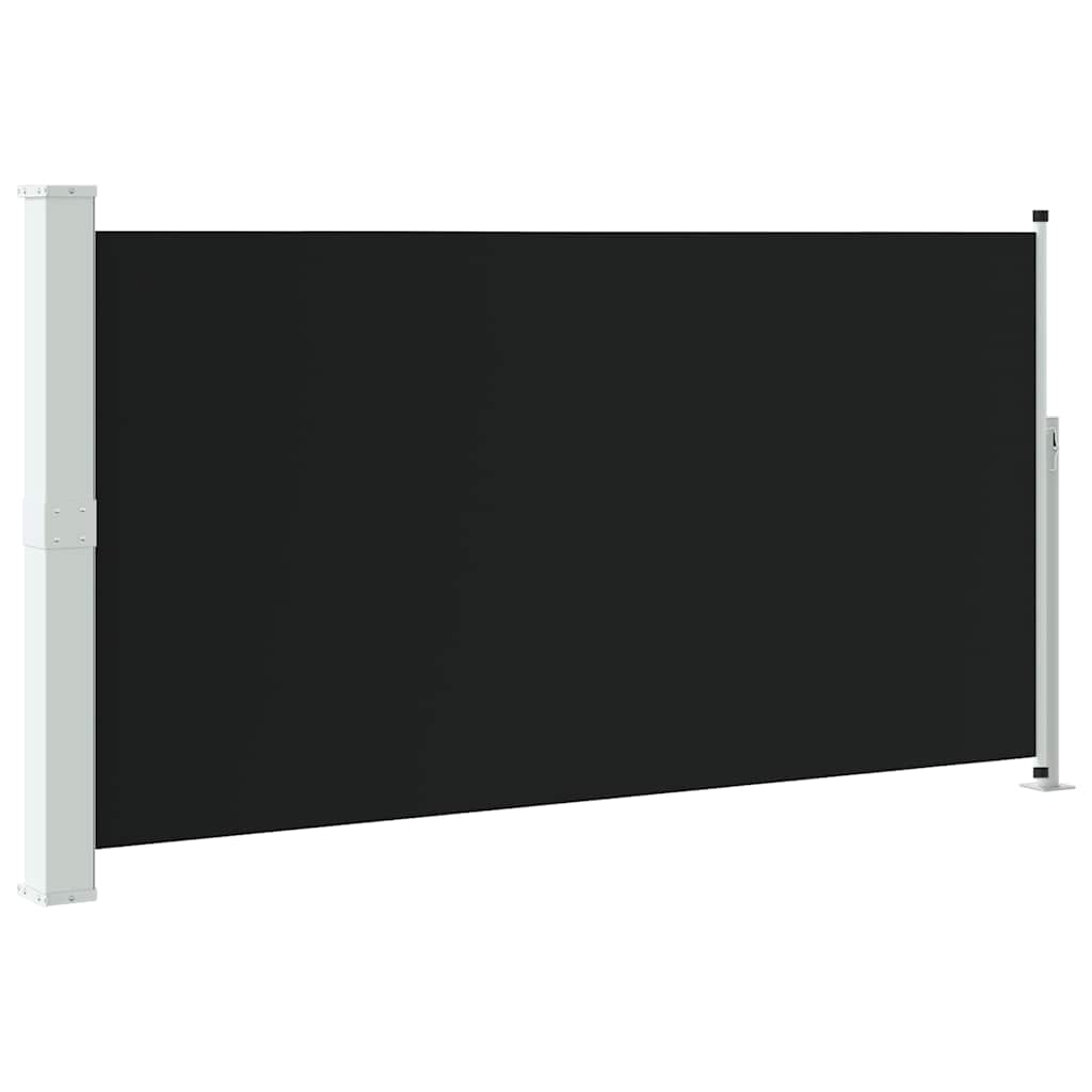 Tenda Laterale Retrattile per Patio 170x300 cm Nera