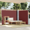 Tenda da Sole Laterale Retrattile Marrone 140x600 cm