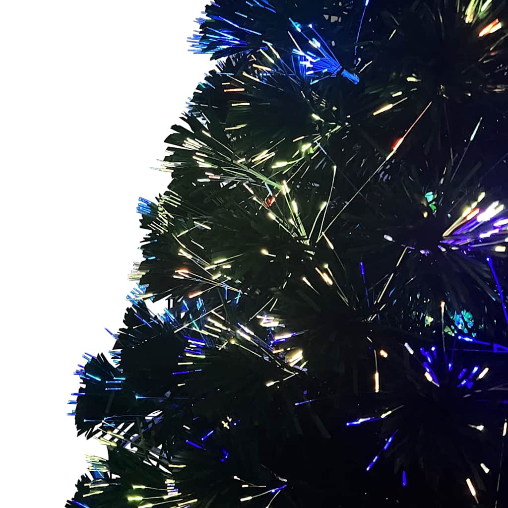 Albero Natale Artificiale con Supporto 120 cm in Fibra Ottica