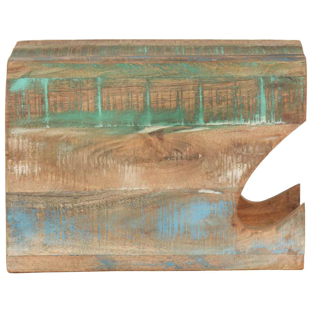 Supporto Bicicletta da Parete 35x25x25 cm in Legno di Recupero