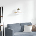 Scaffale a Parete Bianco 40x23,5x3,8 cm in MDF