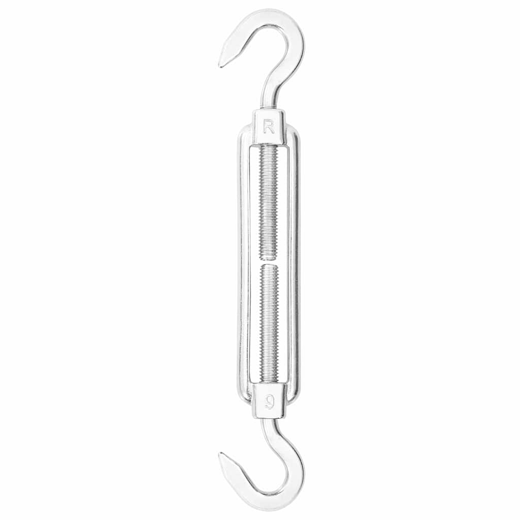 Set Accessori per Vela Parasole 12 pz in Acciaio Inossidabile