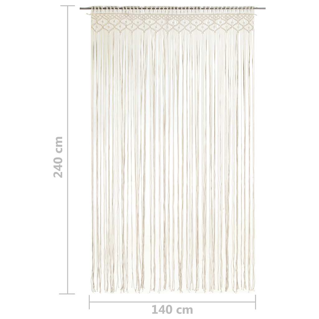 Tenda Macramè 140x240 cm in Cotone