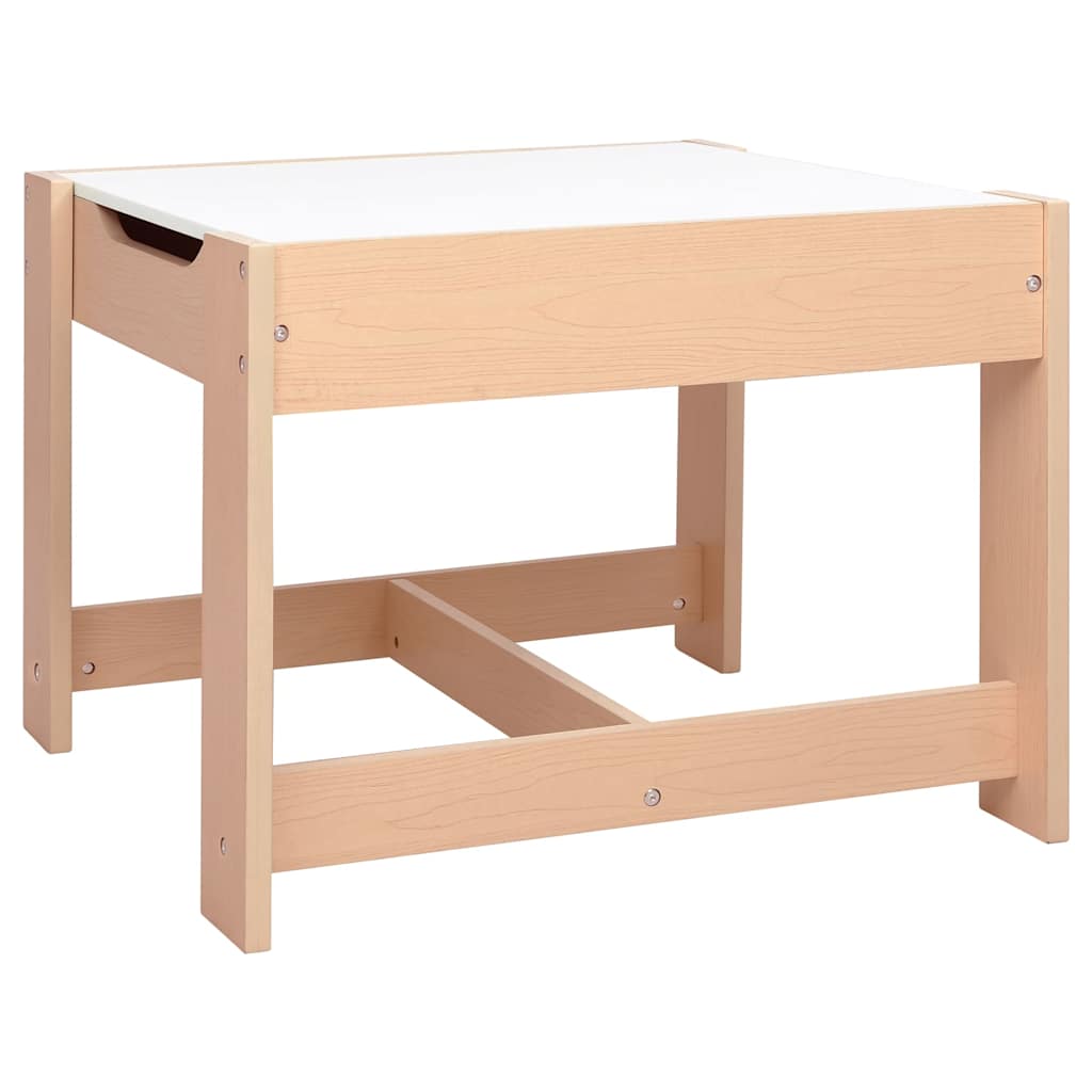 Tavolo per Bambini con 2 Sedie in MDF