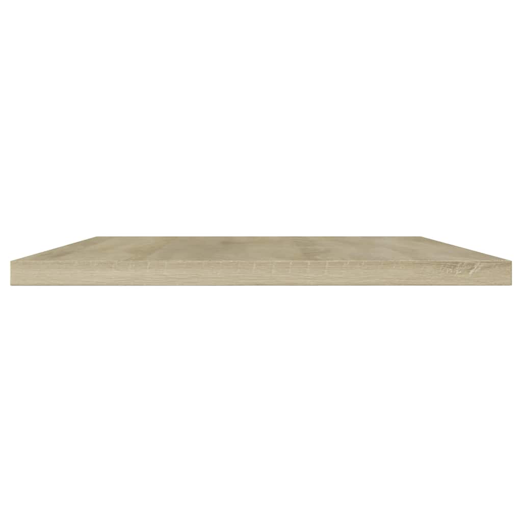 Ripiani per Libreria 4pz Rovere Sonoma 100x20x1,5cm Multistrato