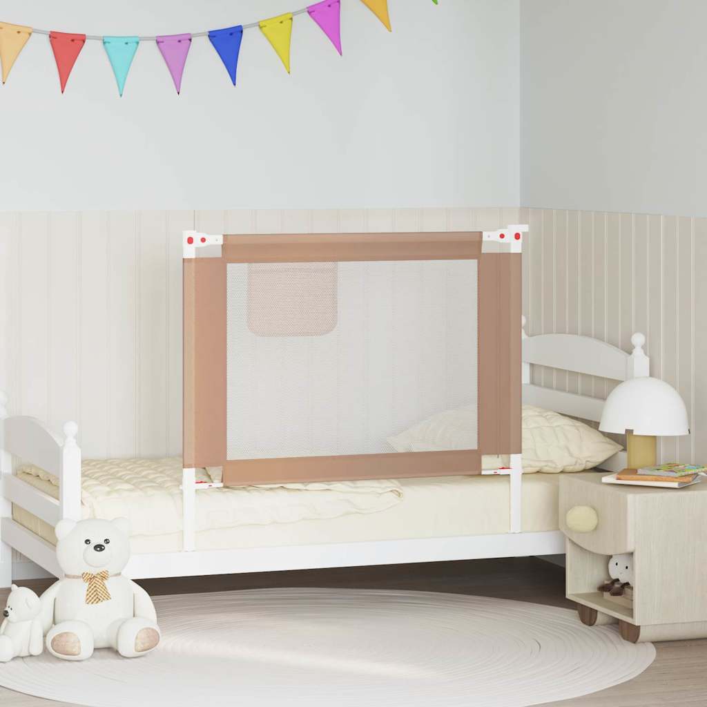 Sponda Letto di Sicurezza per Bambini Talpa 100x25cm in Tessuto