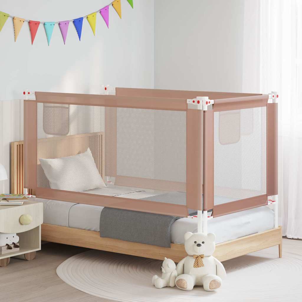 Sponda Letto di Sicurezza per Bambini Talpa 160x25cm in Tessuto