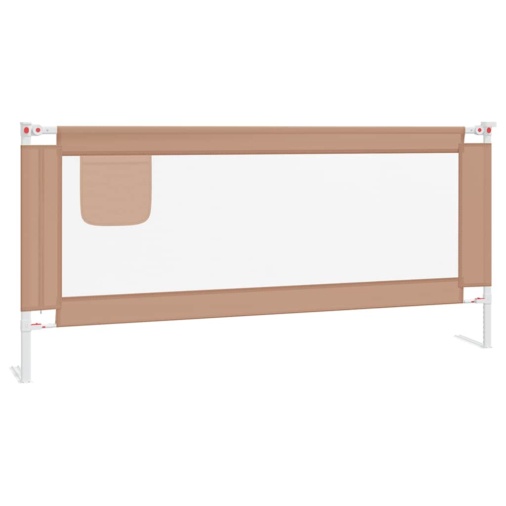 Sponda Letto di Sicurezza per Bambini Talpa 200x25cm in Tessuto