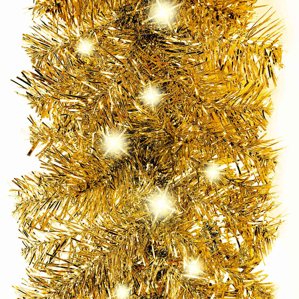 Ghirlanda Natalizia con Luci a LED 5 m Oro