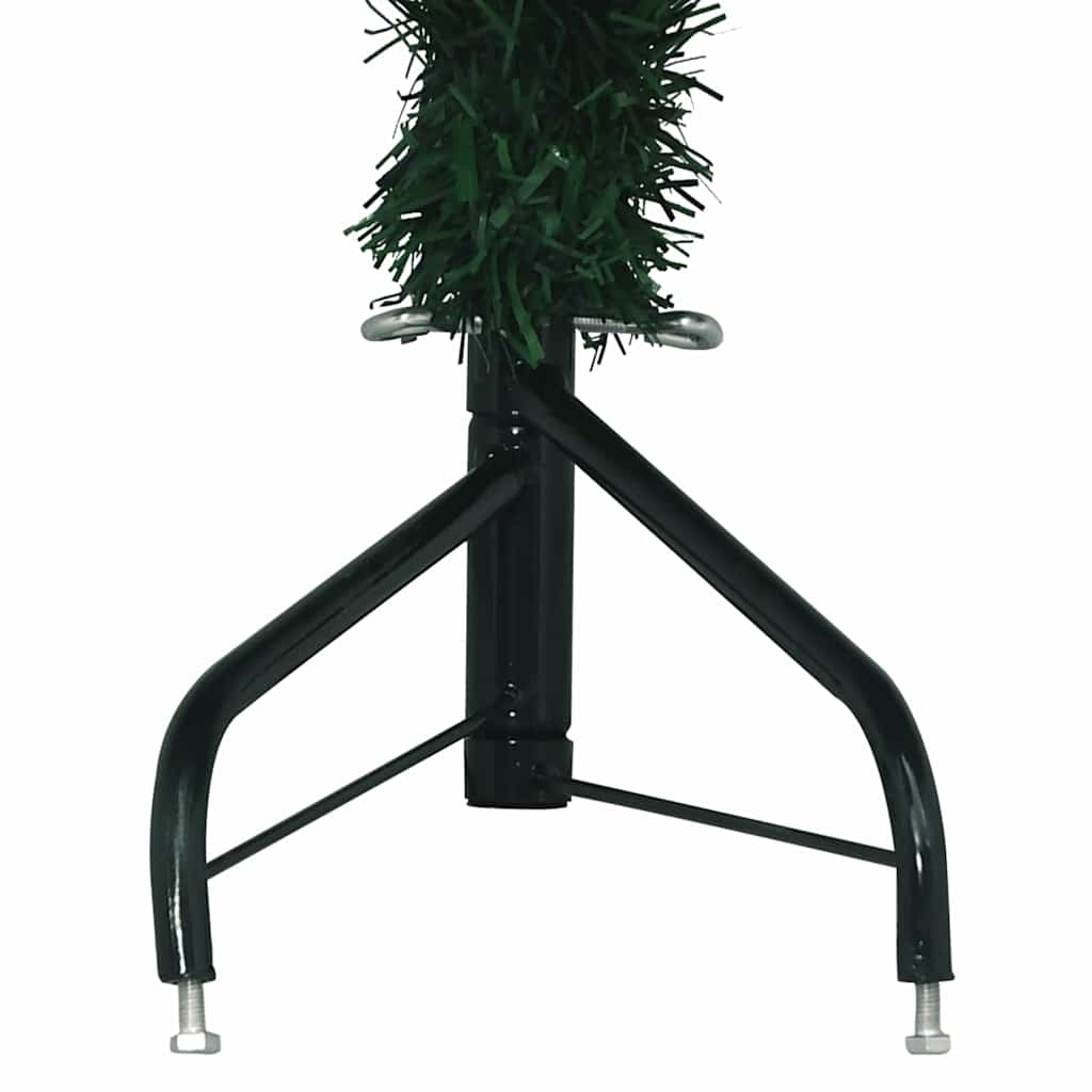 Albero di Natale Artificiale ad Angolo con Supporto Verde 180cm