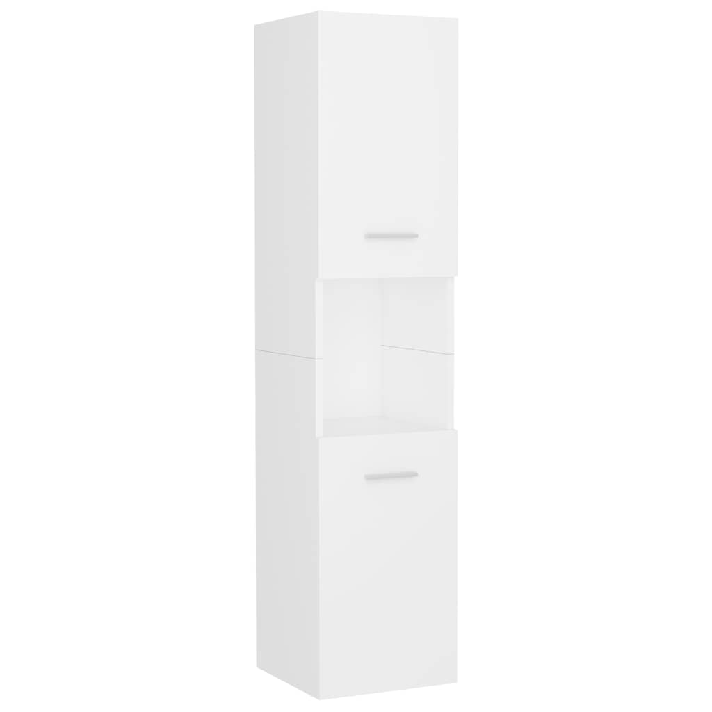 Set Mobili da Bagno Bianco in Truciolato