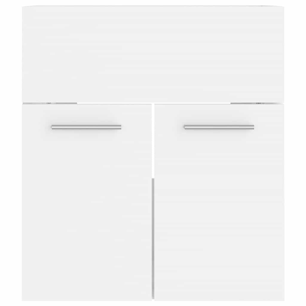 Set Mobili da Bagno Bianco in Truciolato