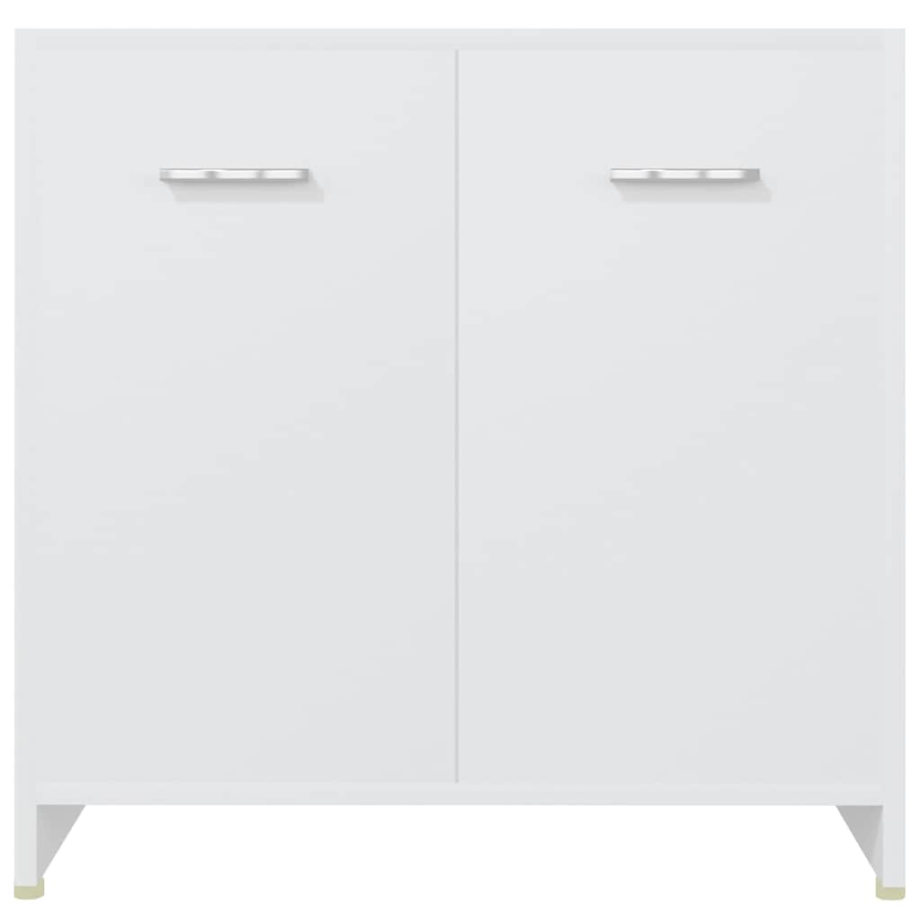 Set Mobili da Bagno 4 pz Bianco