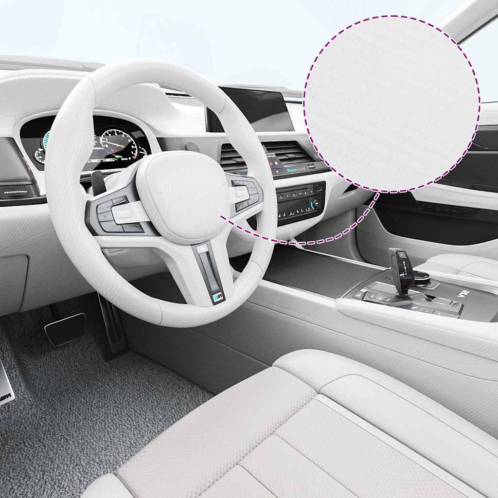 Pellicole per Auto 2 pz 3D Bianco 100x150 cm