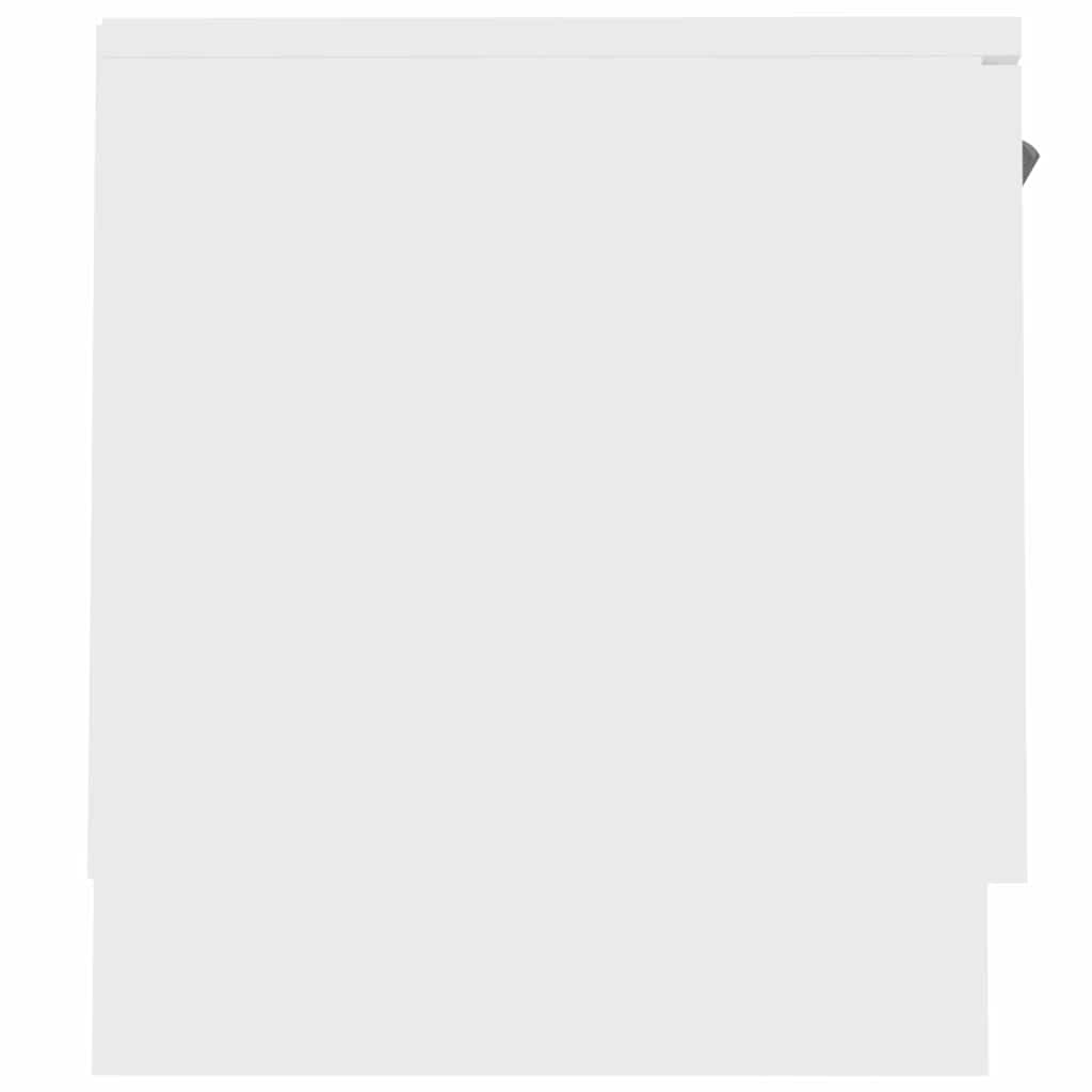 Mobile TV Bianco 140x35x40 cm in Legno Massello