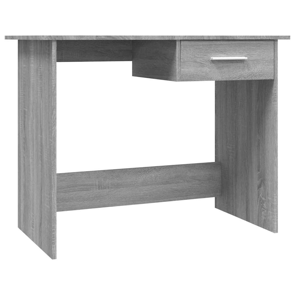 Scrivania Grigio Sonoma 100x50x76 cm in Legno Multistrato