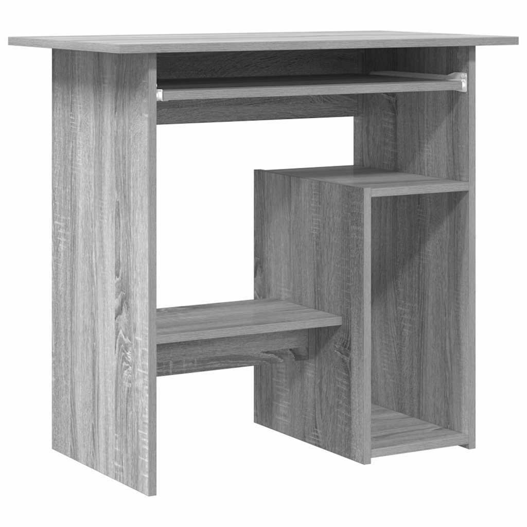 Scrivania Grigio Sonoma 80x45x74 cm in Legno Multistrato